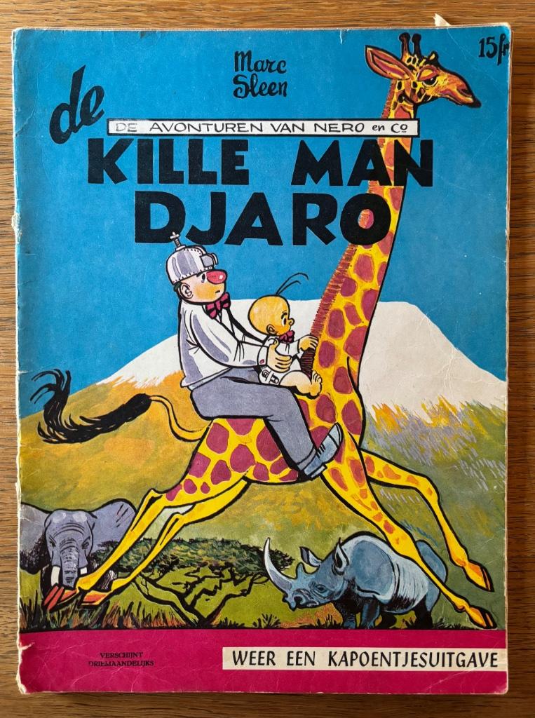 Strip: Nero - de kille man Djaro, Boeken, Gelezen, Marc Sleen, Eén stripboek, Ophalen of Verzenden