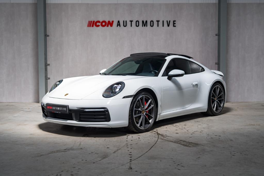 PORSCHE 911 992 | PDK | PANO | BOSE | SPORTUITLAAT | CAMERA, Autos, Porsche, Cuir, Entreprise, Garantie prolongée, Noir