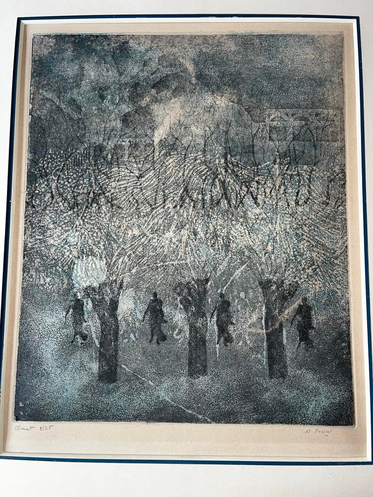 André Goezu Antwerpen grote kleurenets ‘Climat’ 8/35 gesign., Enlèvement