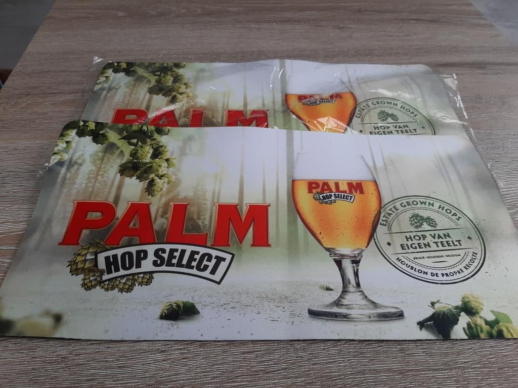 Palm toogmat stof, Verzamelen, Biermerken, Ophalen of Verzenden, Nieuw, Reclamebord, Plaat of Schild, Palm