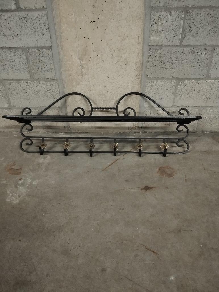 Prachtige gietijzeren kapstok.   (muurbevestiging), Zo goed als nieuw, Minder dan 100 cm, Metaal, Ophalen