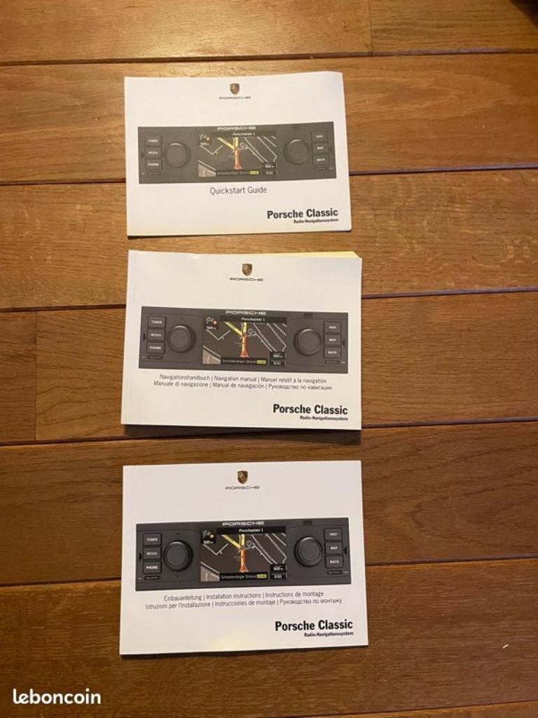 Manuel d’utilisation pour radio GPS Porsche Classic, Enlèvement ou Envoi