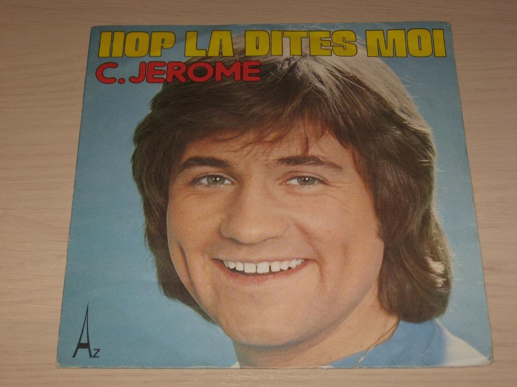 disque vinyl 45 tours C jérome cindy hop la dites moi, Ophalen of Verzenden, Zo goed als nieuw