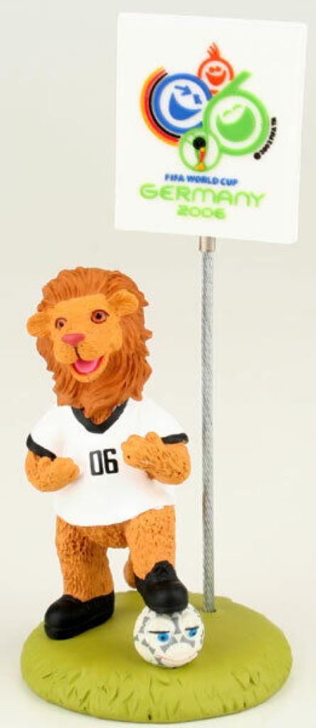 Mascotte fifa wk world cup 2006 Goleo nieuwstaat, Ophalen of Verzenden, Nieuw, Beeldje of Poppetje
