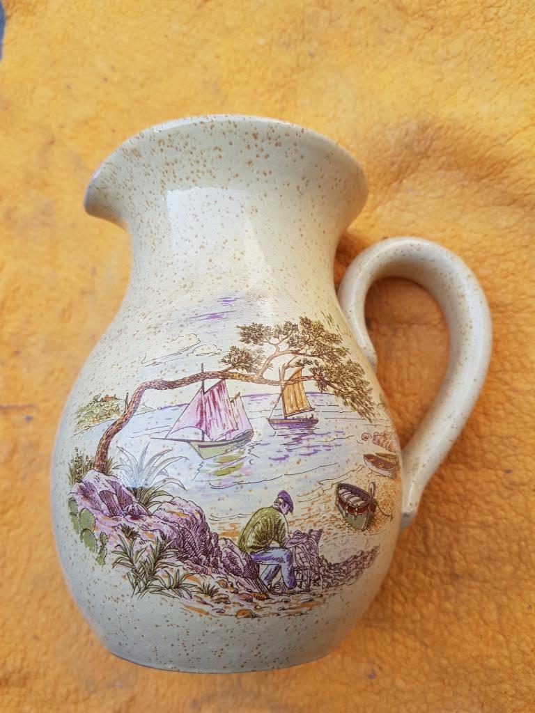 CRUCHE-VASE EN TERRE CUITE "fait main", Enlèvement ou Envoi, Comme neuf