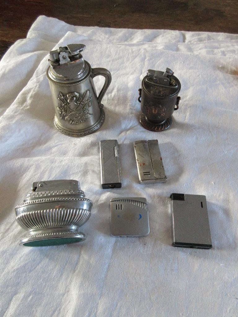 Verzameling oude briquets aanstekers vintage rookartikelen, Verzamelen, Ophalen