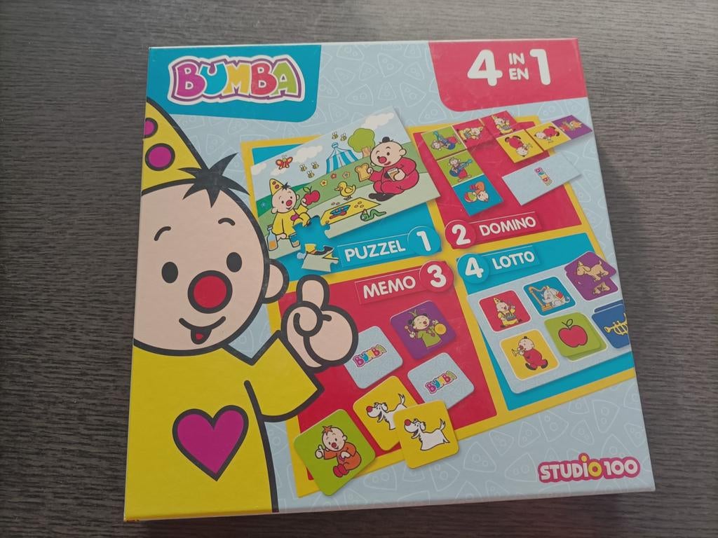 Bumba spel 4 in 1, Ophalen