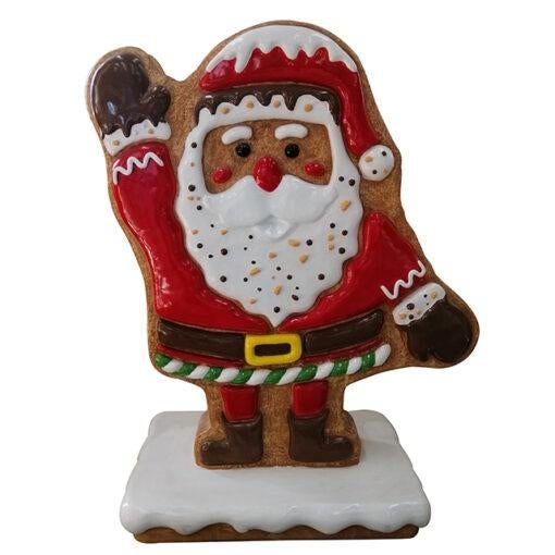 Père Noël en pain d'épice avec socle — Père Noël 122 cm, Enlèvement, Neuf