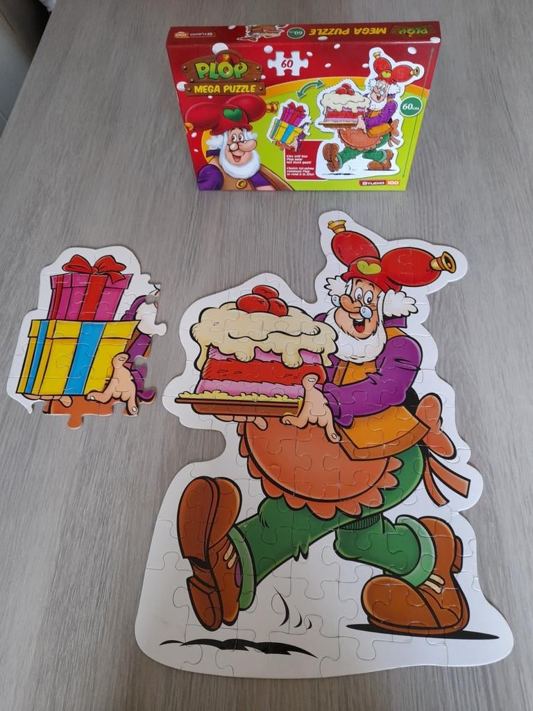 Mega puzzel Plop, Ophalen of Verzenden, Meer dan 50 stukjes, Zo goed als nieuw