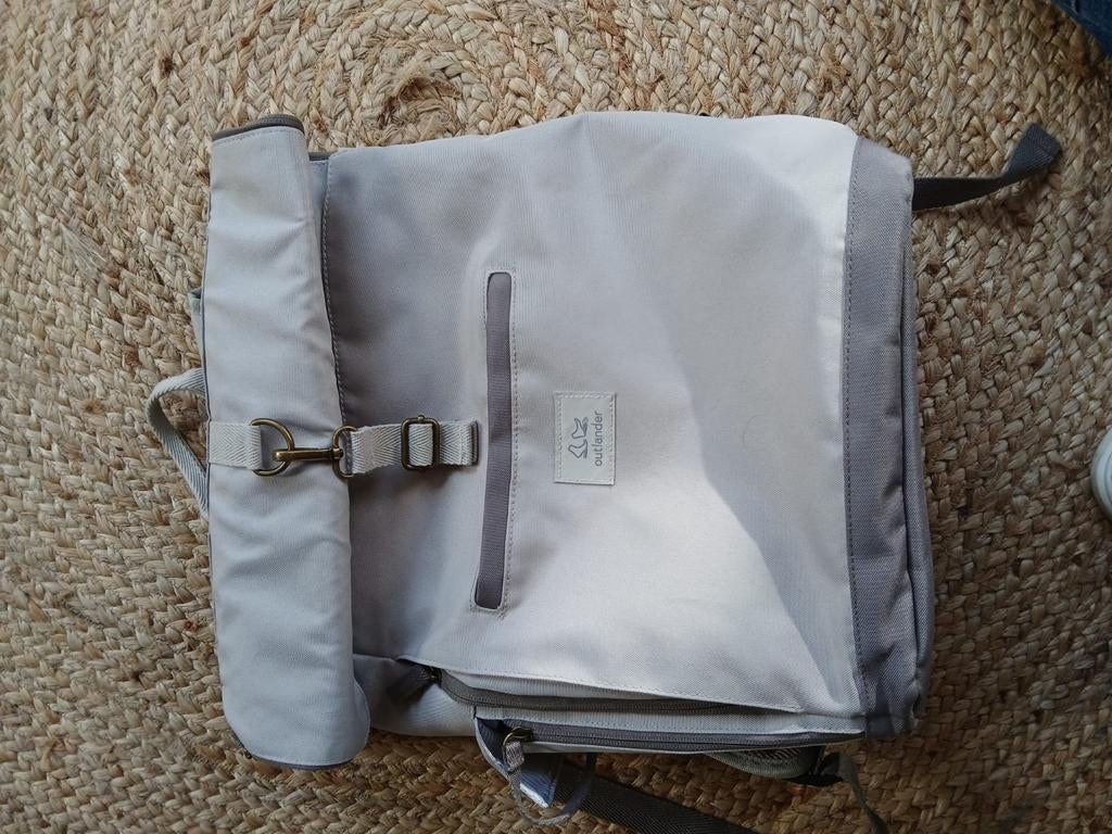 Sac à dos / langer / rolltop - Outlander - beige, Enlèvement ou Envoi, Comme neuf, Étanche