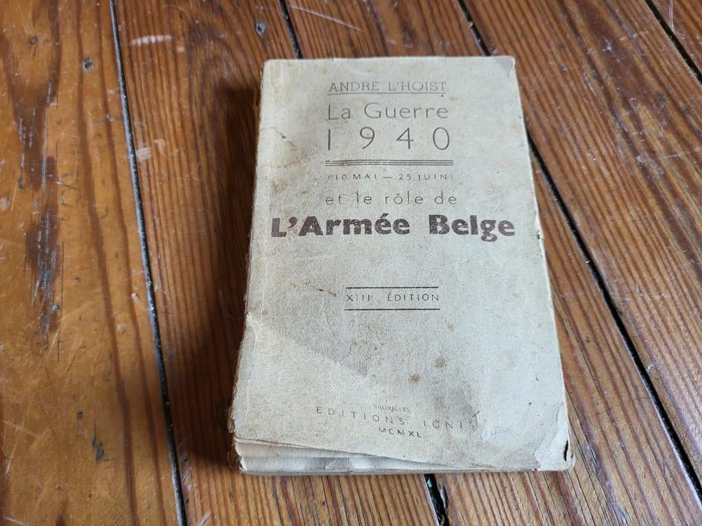 livre armée Belge, Belgique 2WW, Collections, Enlèvement ou Envoi