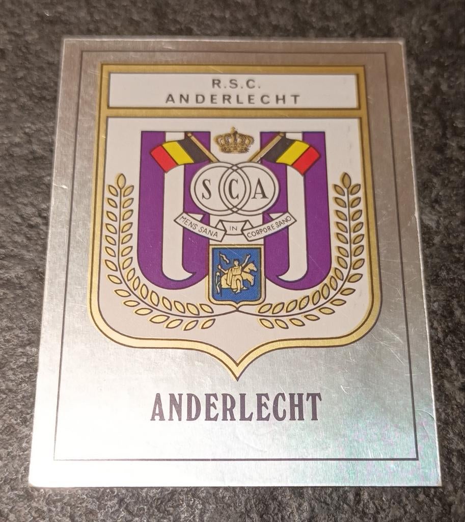 PANINI VOETBAL 90 # 507 ANDERLECHT, Verzamelen, Ophalen of Verzenden, Zo goed als nieuw