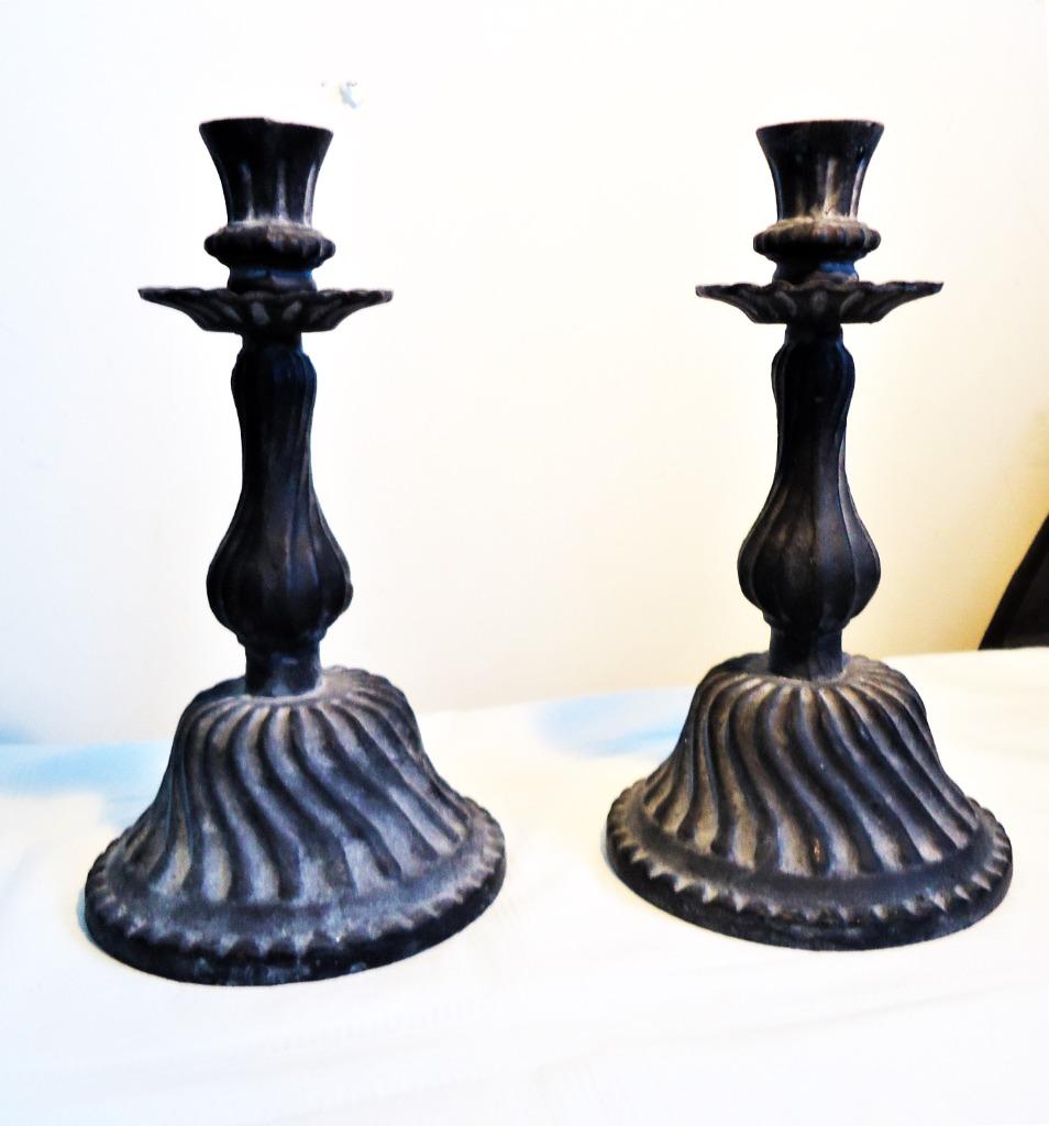 Bougeoirs Art Déco travail Forgé Antique🔥💑🤗👀🎁👌, Enlèvement ou Envoi, Autres matériaux