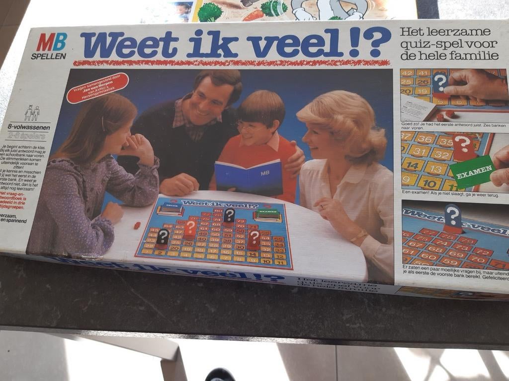 Weet ik veel !? MB quiz-spel, Hobby en Vrije tijd, Ophalen of Verzenden, Gebruikt, Overige typen