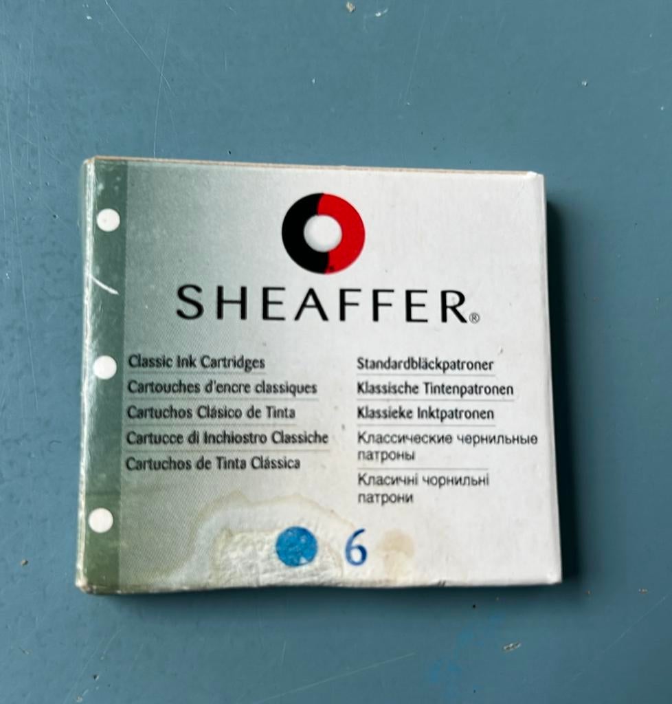 Sheaffer inktpatronen, Verzamelen, Ophalen of Verzenden, Zo goed als nieuw, Vulpen, Sheaffer