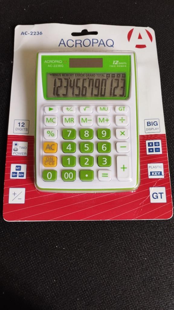 NIEUW Acropaq AC-2236 rekenmachine, Ophalen of Verzenden, Nieuw