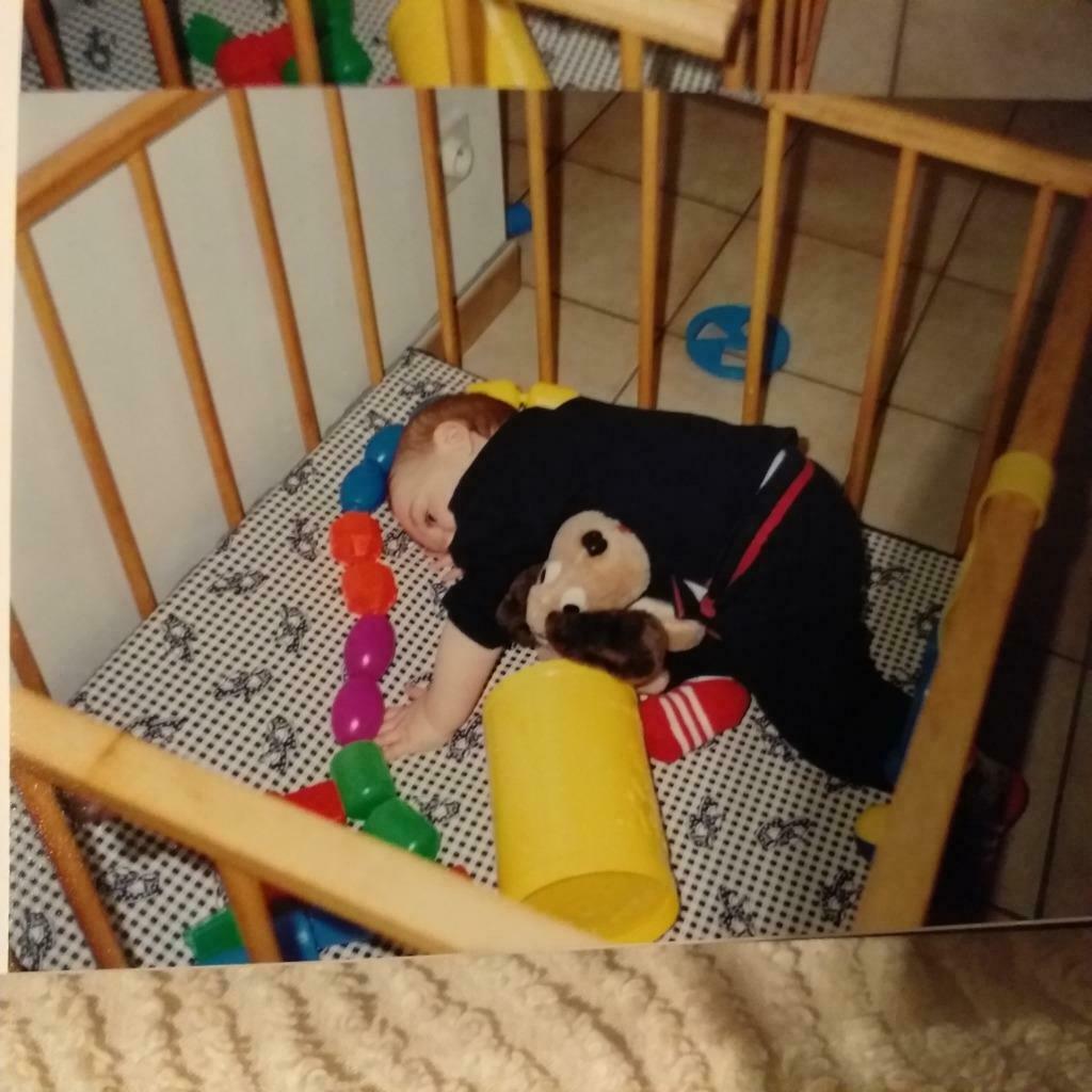 houten babypark, Kinderen en Baby's, Babyparken, Ophalen, Gebruikt, Vierkant