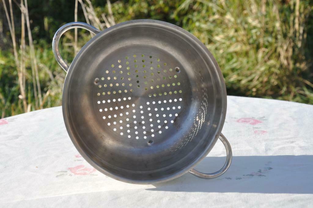 §  égouttoir ou cuit vapeur en inox, Enlèvement ou Envoi, Utilisé
