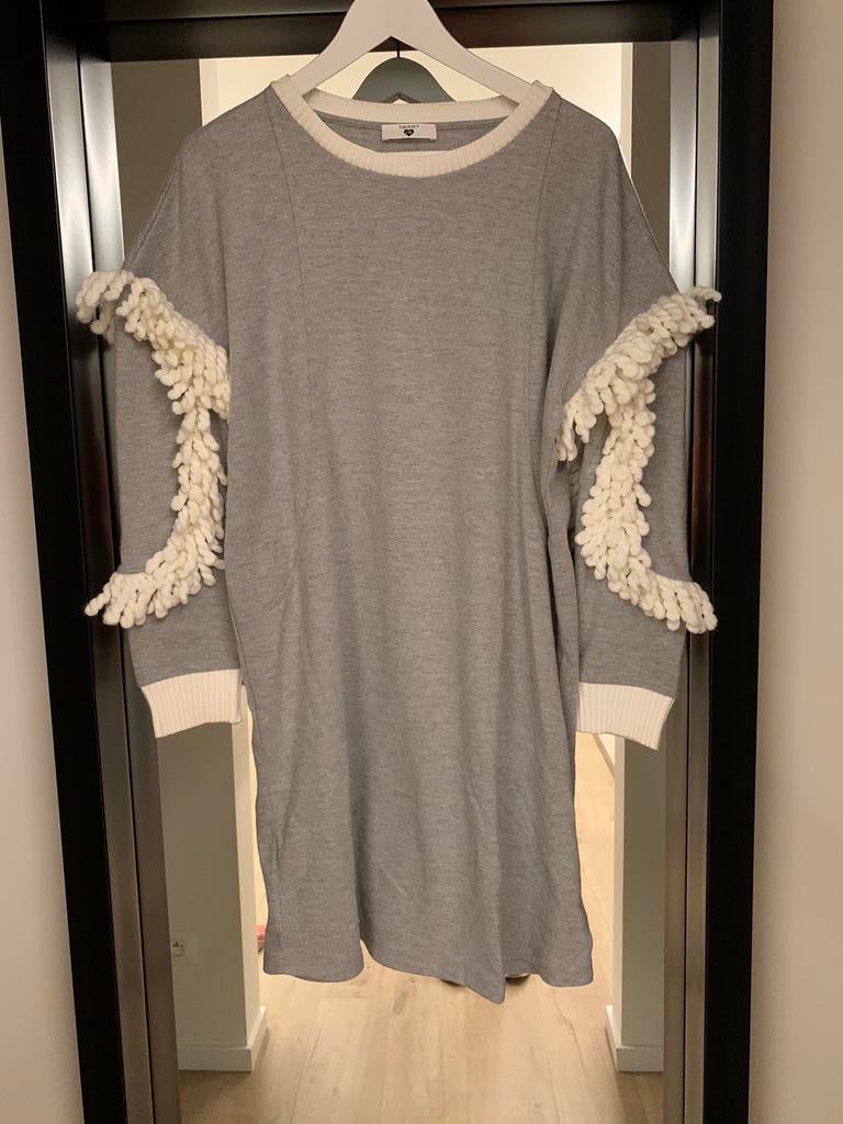 Grijs sweaterkleedje Twinset medium, Kleding | Dames, Ophalen of Verzenden, Zo goed als nieuw