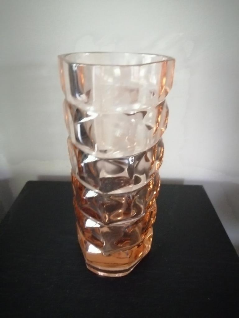 Vase vintage en verre rose Luminarc, Enlèvement ou Envoi, Comme neuf