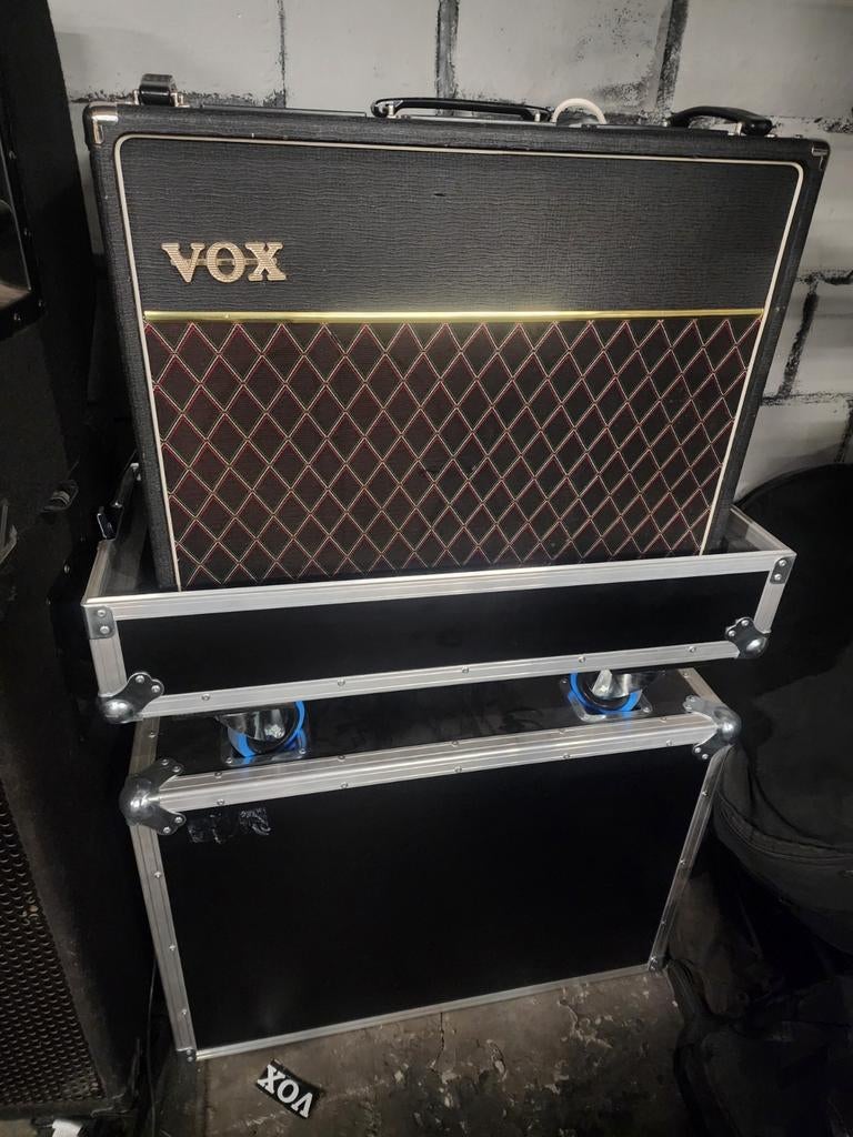 Vox AC 30 top boost 1971 met flight case, Enlèvement, Comme neuf, Guitare, Moins de 50 watts
