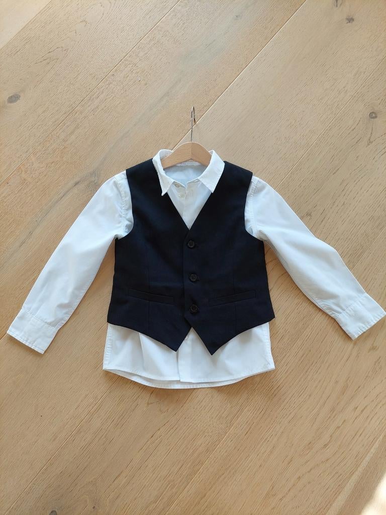 Chemise et blazer H et M - taille 110 - 5 ans, Garçon, Enlèvement ou Envoi, Ensemble, H&M