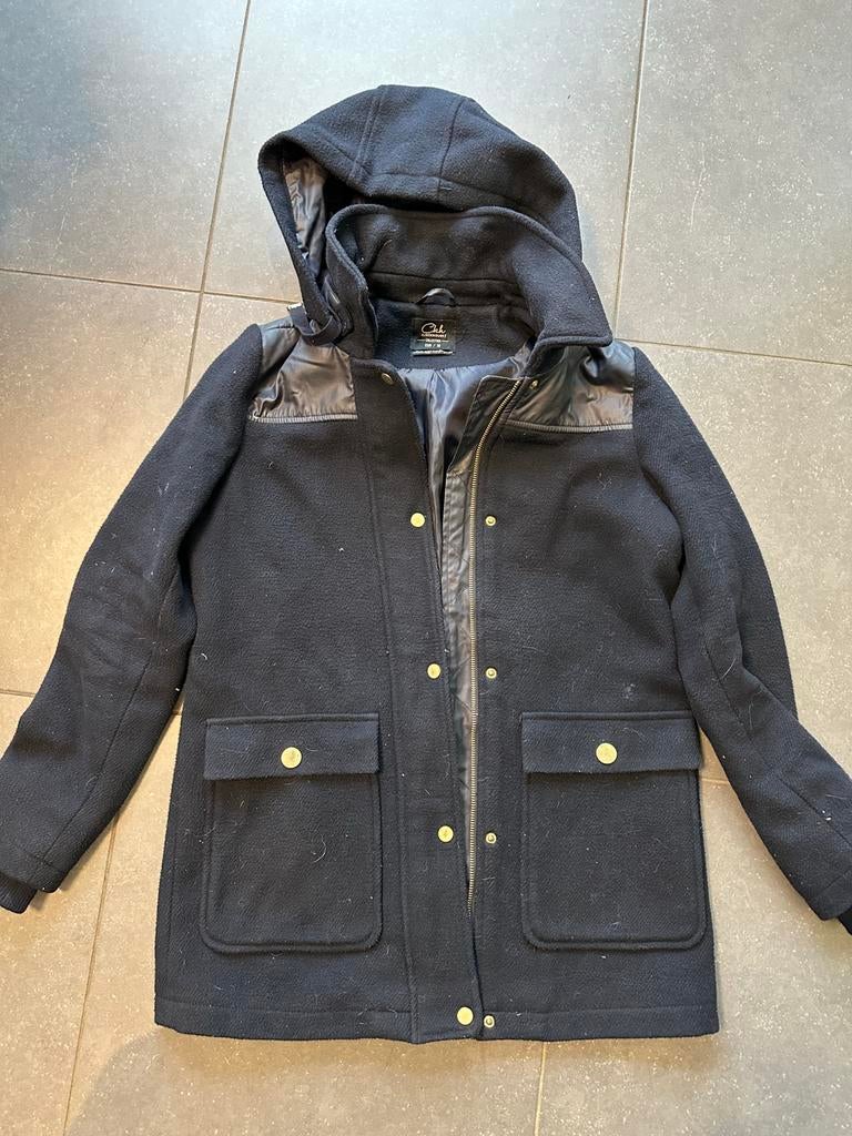 Warme Damesjas Clockhouse maat 38, Maat 38/40 (M), Blauw, Ophalen of Verzenden, Zo goed als nieuw