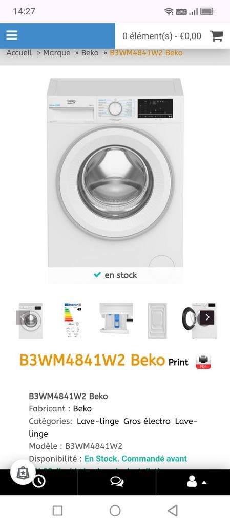 DRINGEND BEKO 4842 NIEUW! RUILEN TEGEN WAGEN OF MOTO!, Ophalen