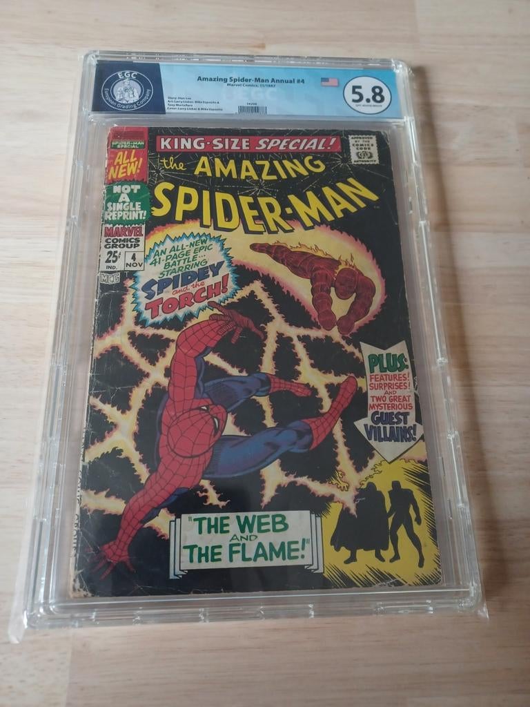 The Amazing Spiderman 1967 graded comic, Enlèvement ou Envoi, Comme neuf