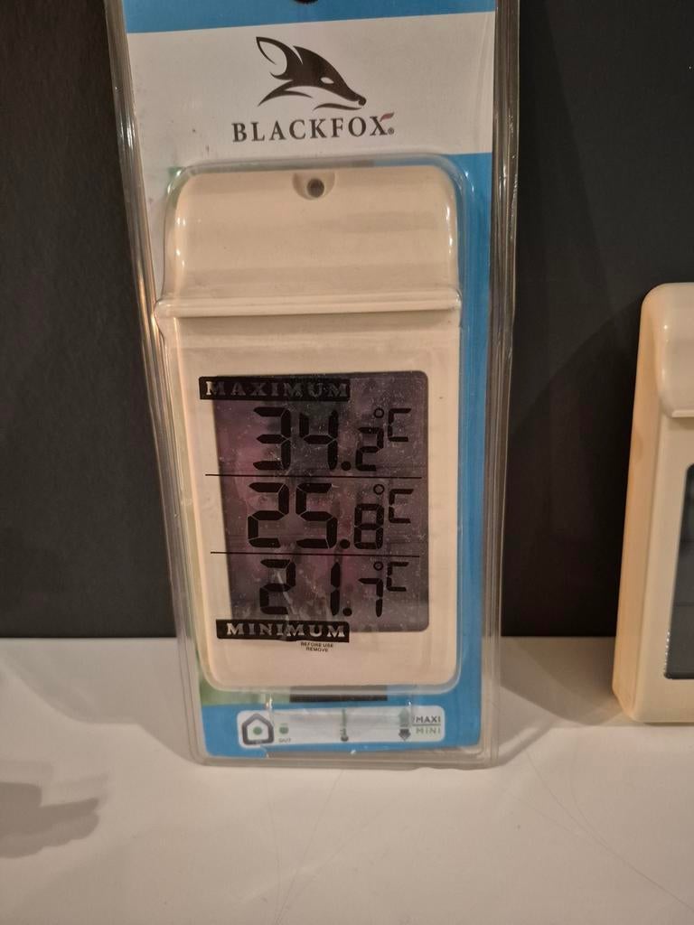 Mini en maxi-thermometer Blackfox, Ophalen of Verzenden, Zo goed als nieuw