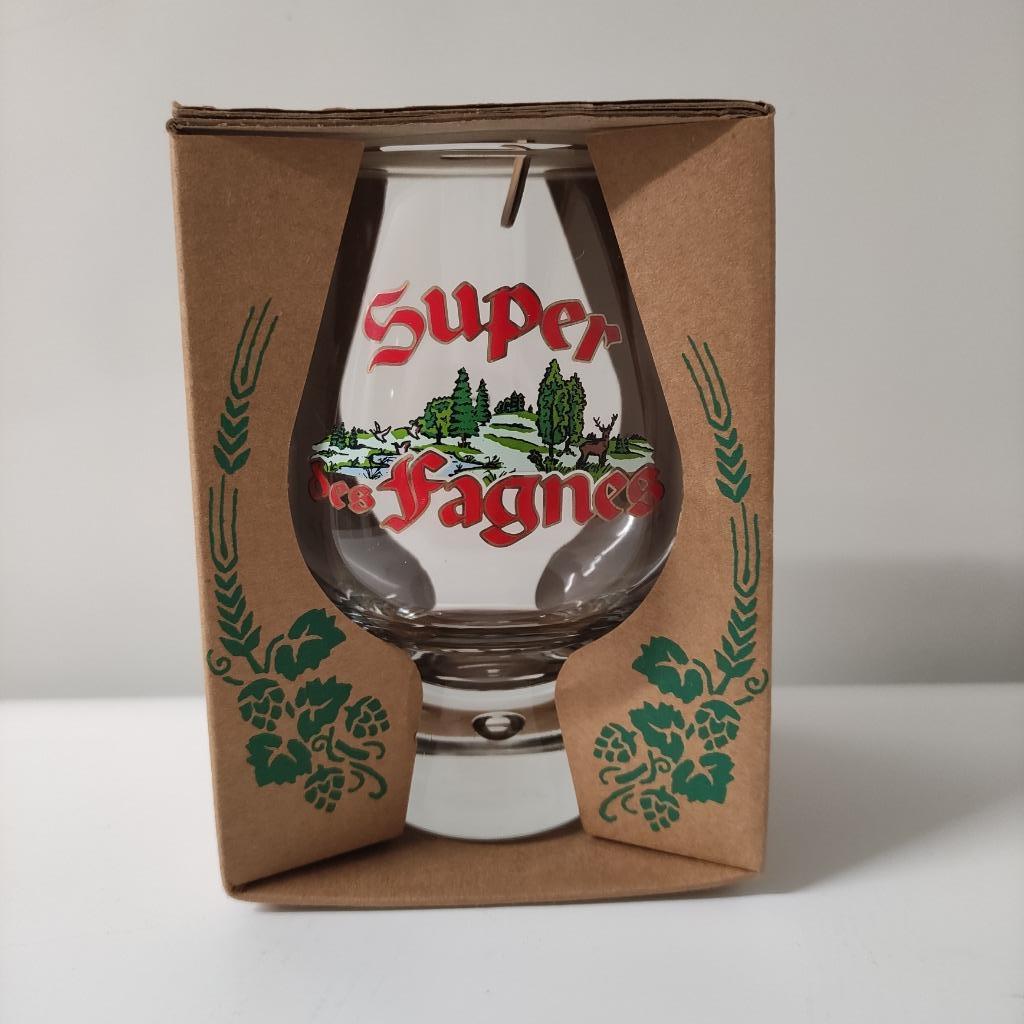 Verre Super des Fagnes, Collections, Marques de bière, Enlèvement ou Envoi
