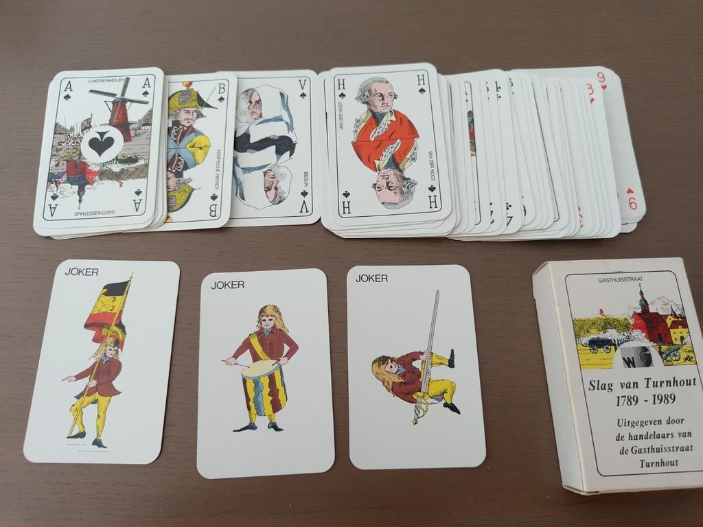 Speelkaarten: Slag van Turnhout, Verzamelen, Speelkaarten, Jokers en Kwartetten, Ophalen of Verzenden, Zo goed als nieuw, Speelkaart(en)
