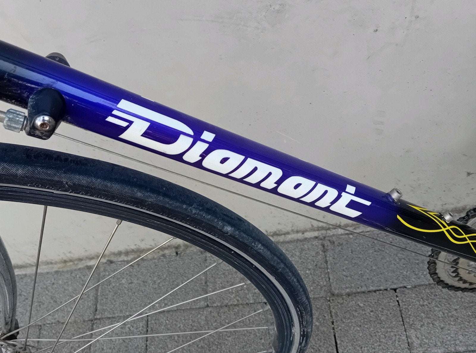 Retro koersfiets Diamant Columbus frame Compagnolo maat60, Fietsen en Brommers, Gebruikt, Velgrem, Versnellingen, 57 tot 61 cm