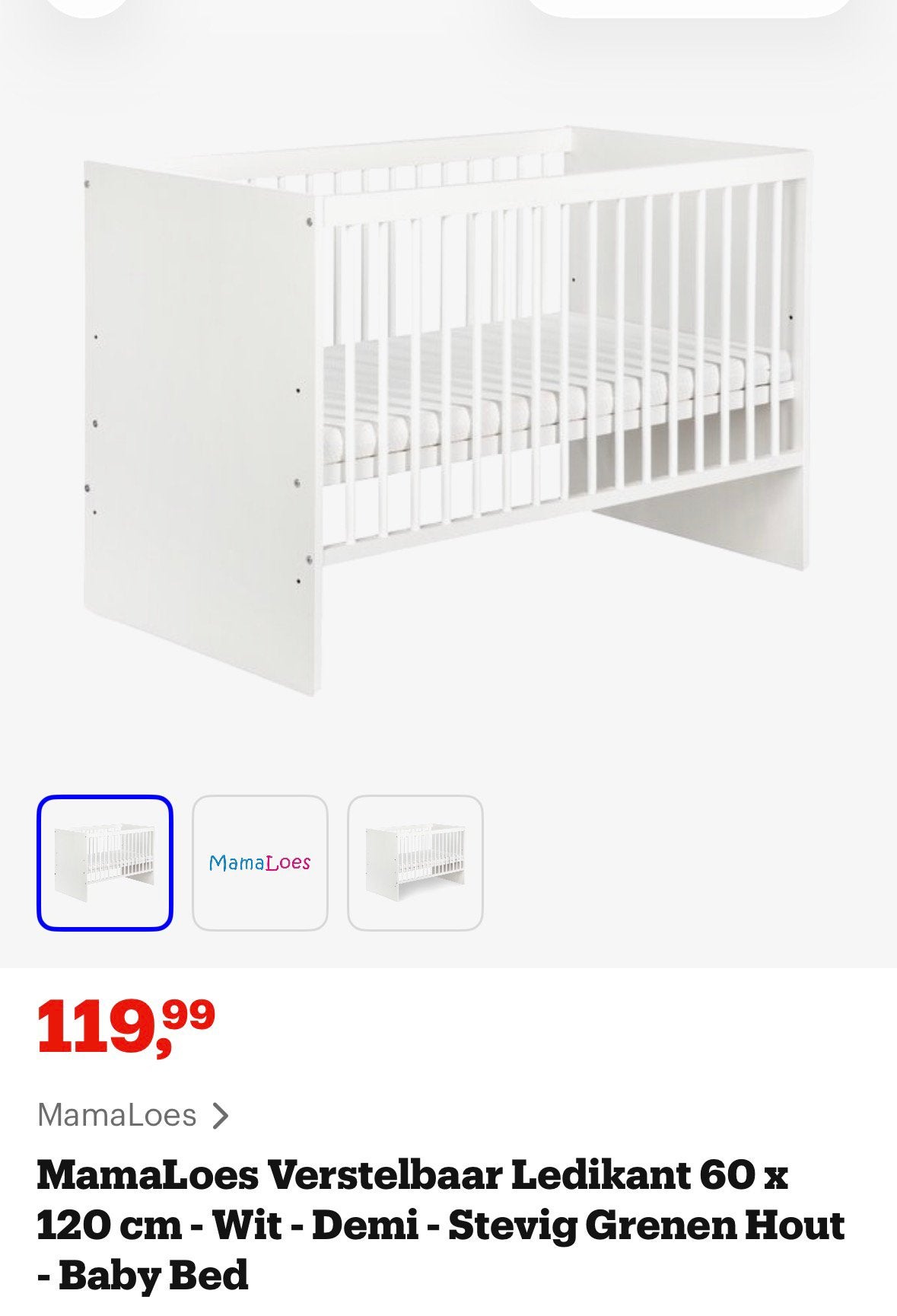 Kinderbedje, Kinderen en Baby's, Ophalen, Zo goed als nieuw