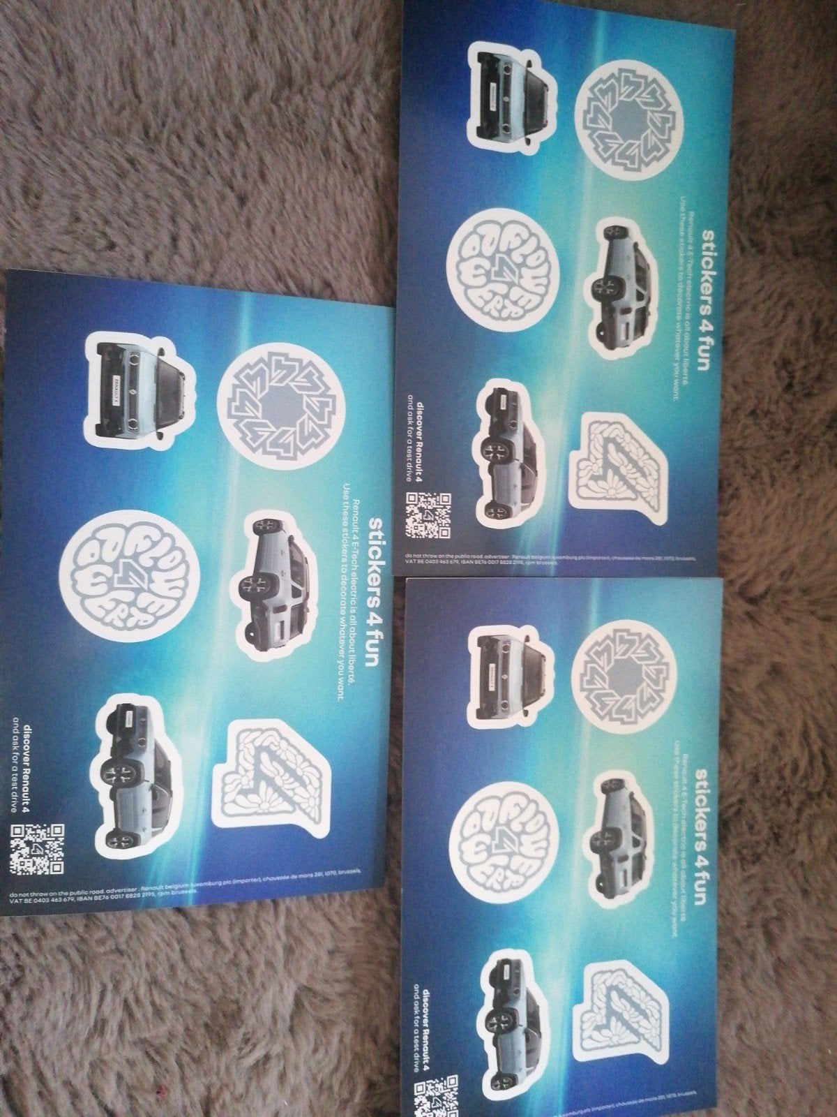 Stickers totaal 18. (NIEUW), Ophalen