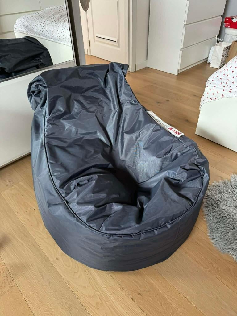 Pouf sit and joy, Enlèvement, Comme neuf, Gris, Pouf