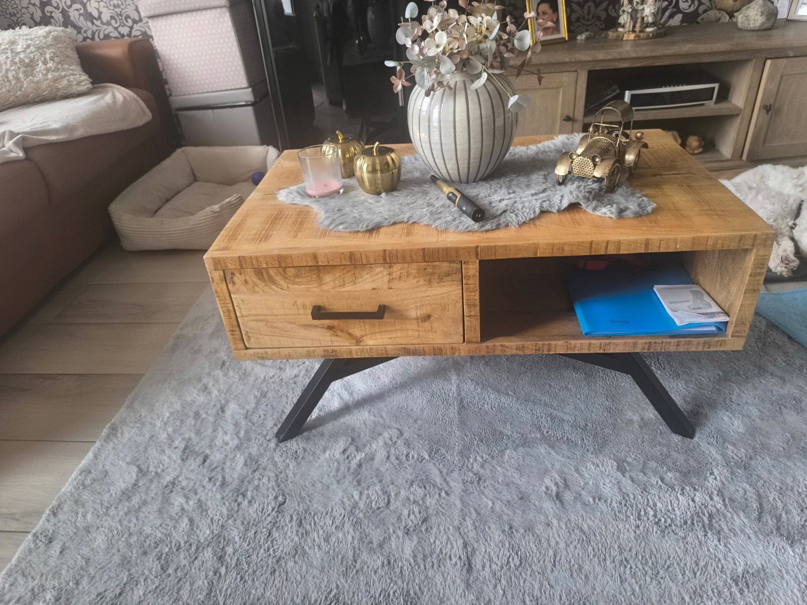 salontafel, Ophalen