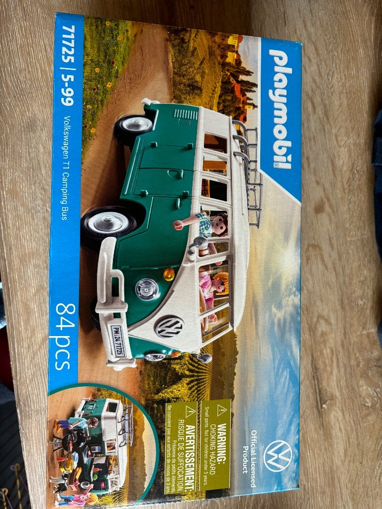 PLAYMOBIL Volkswagen T1 campingbus - 70176, Ophalen of Verzenden, Nieuw, Complete set, Voertuig