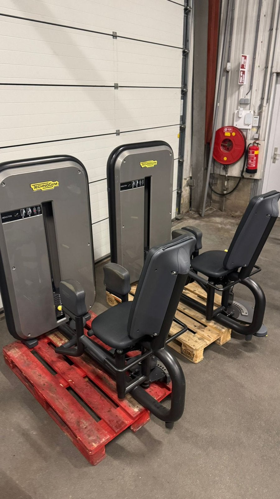 Technogym Abductor, Technogym Adductor, Ophalen, Gebruikt, Benen, Overige typen