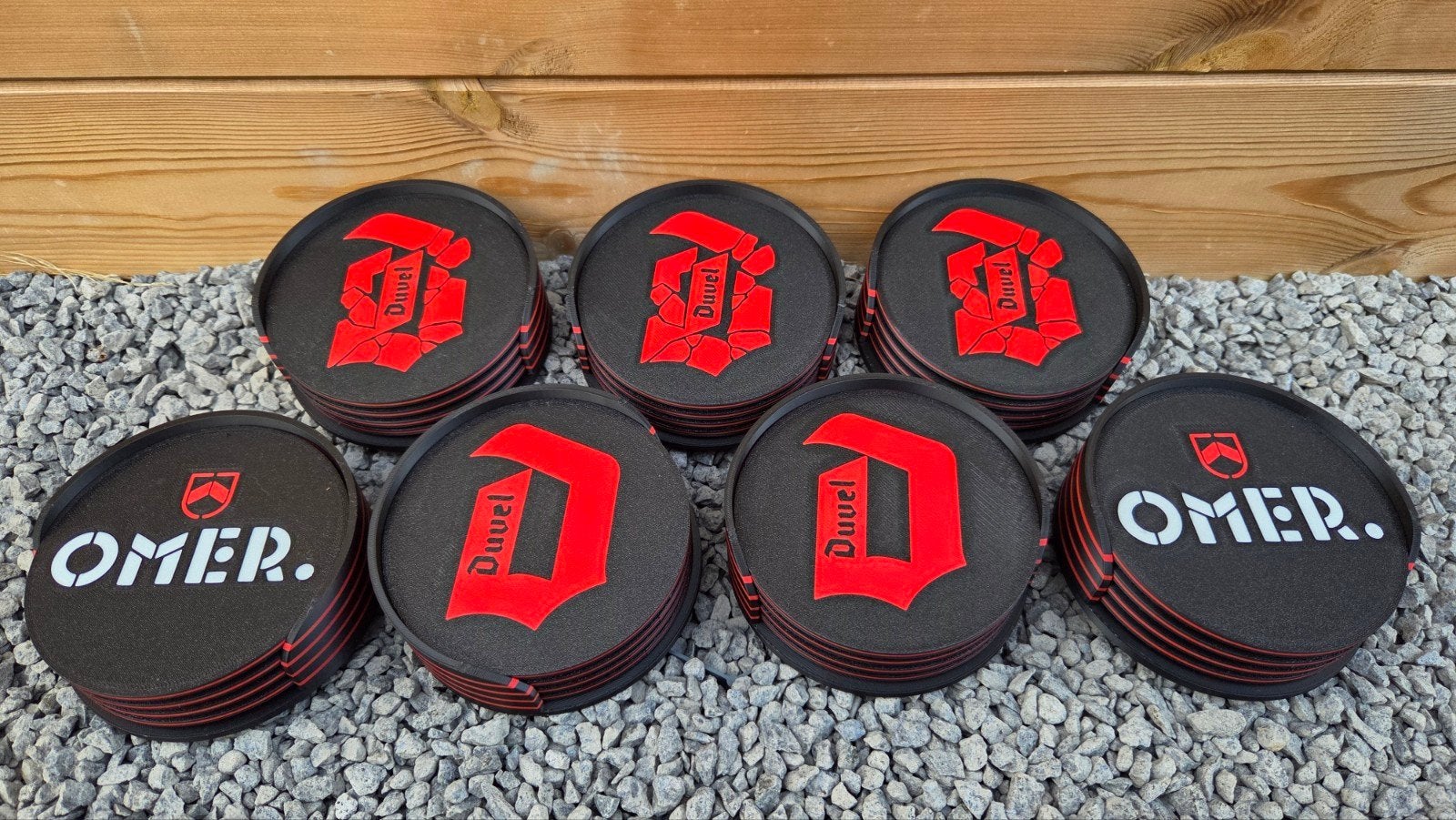 DUVEL / OMER Onderzetter setjes, Ophalen of Verzenden, Duvel