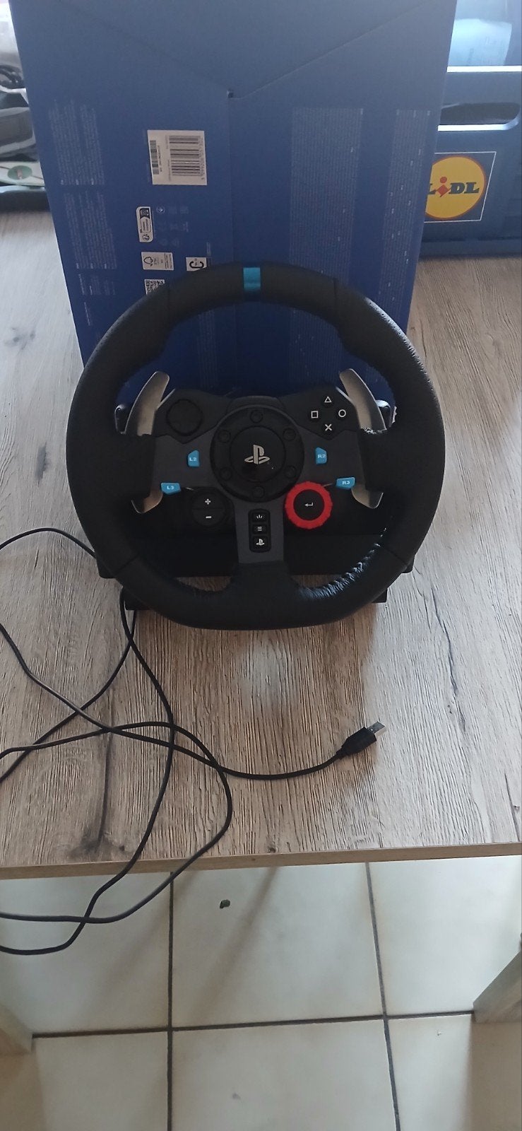 Logitech G29 Driving Force race stuur + pedalen + shelter, Ophalen, Racestuur, PlayStation, Zo goed als nieuw