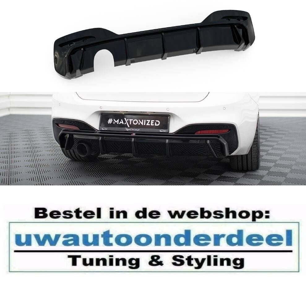 Maxton Design Rear Valance Diffuser Voor Bmw 1 Serie F20 LCI, Envoi