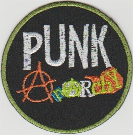 Punk Anarchy stoffen opstrijk patch embleem #4, Verzenden, Nieuw, Kleding