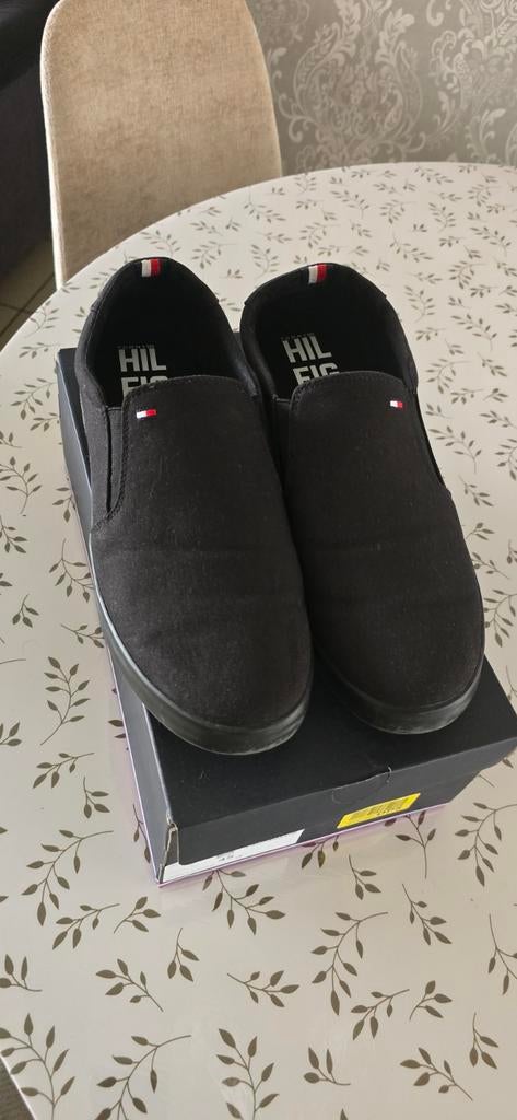 Tommy Hilfiger instappers 45, Kleding | Heren, Schoenen, Ophalen, Zwart, Tommy Hilfiger, Zo goed als nieuw