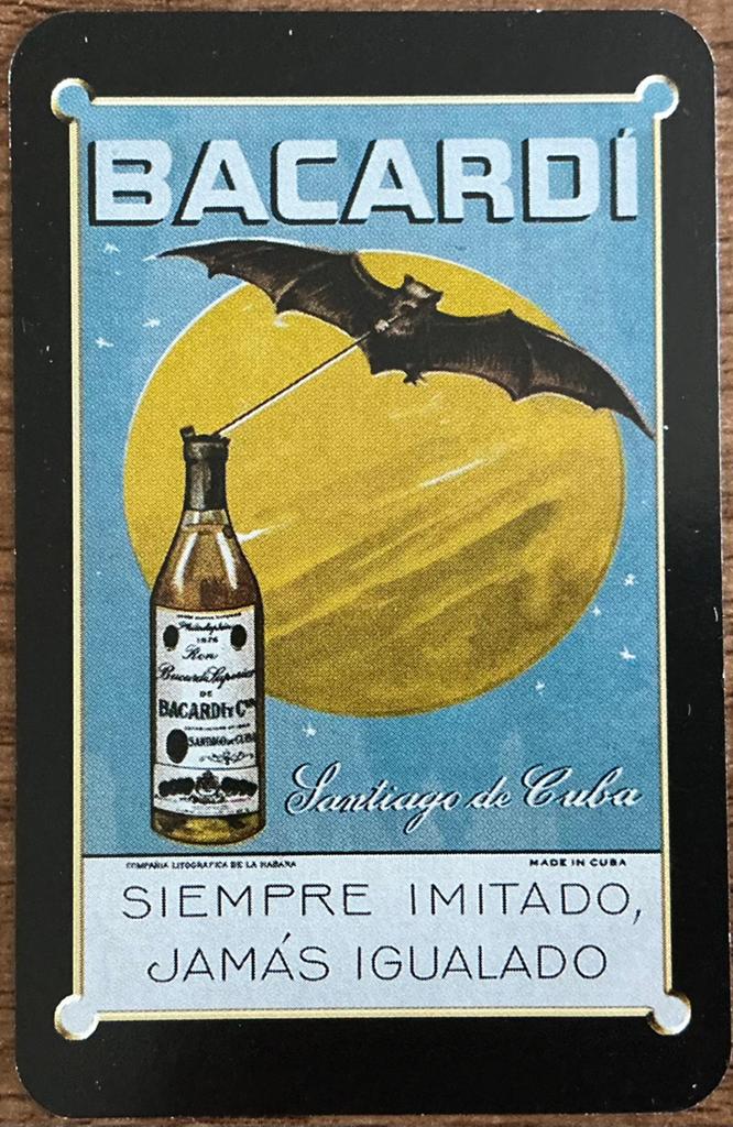Speelkaart BACARDI, Verzamelen, Speelkaarten, Jokers en Kwartetten, Ophalen of Verzenden, Zo goed als nieuw, Speelkaart(en)