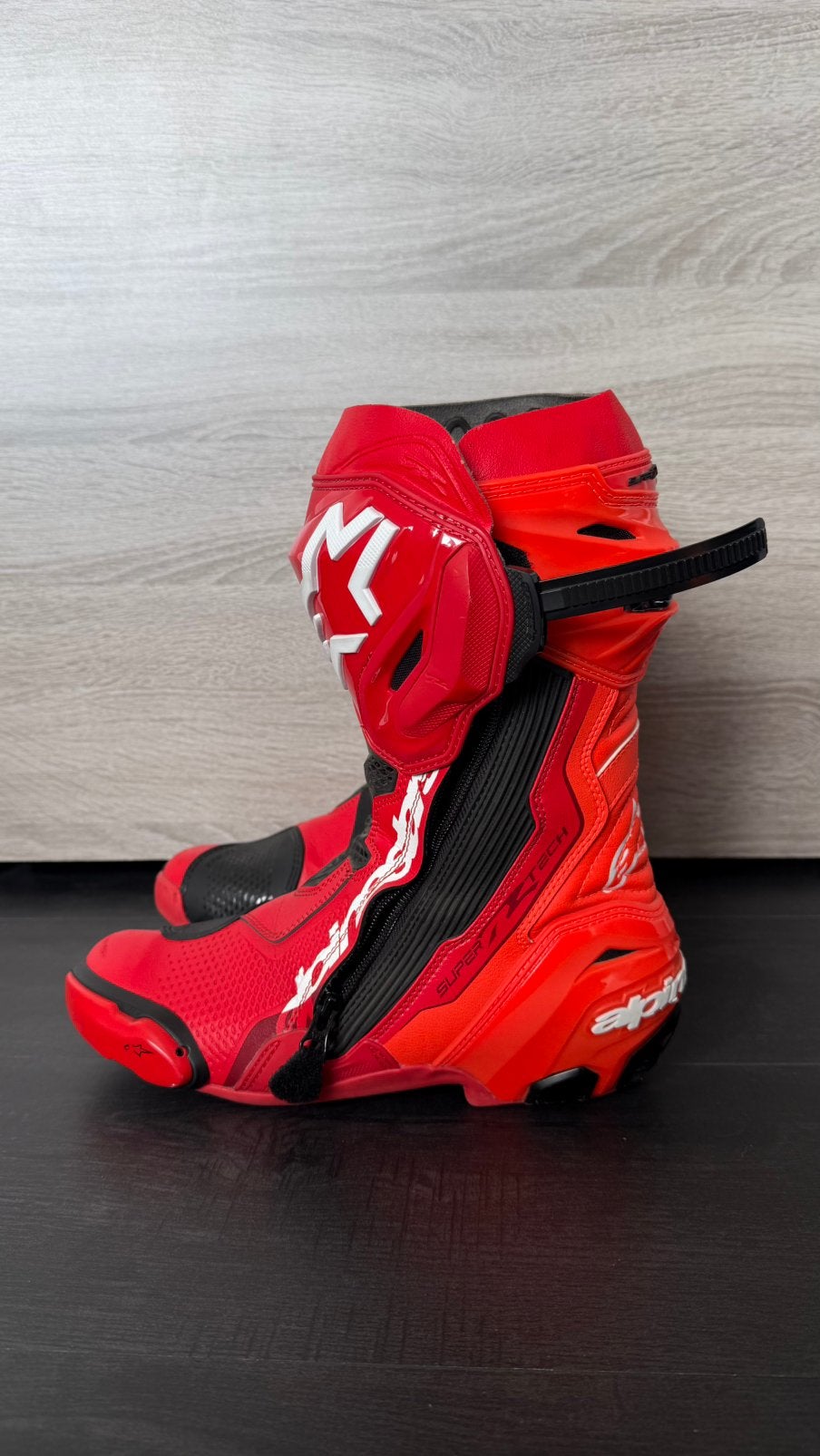Alpinestars Supertech R (41eu), Motoren, Kleding | Motorkleding, Ophalen, Tweedehands, Laarzen