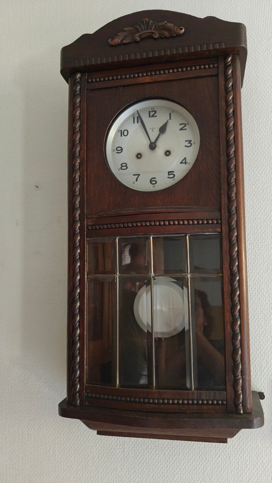 Oude landelijke slingerklok, Antiquités & Art, Antiquités | Horloges, Enlèvement