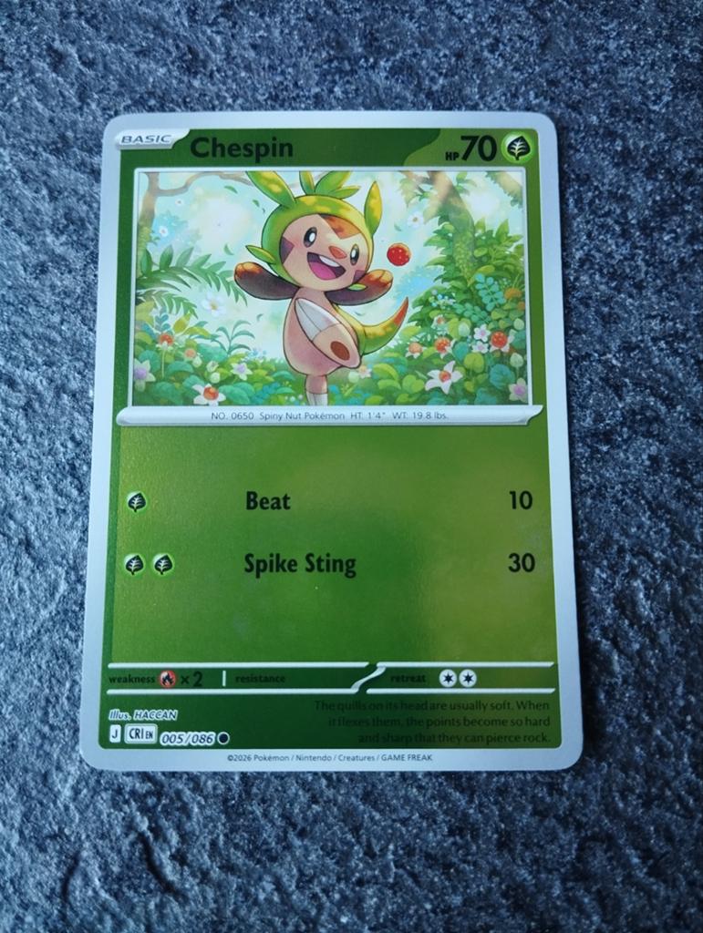 Blinkende Pokémon kaart chaos rising, Hobby en Vrije tijd, Ophalen of Verzenden, Nieuw
