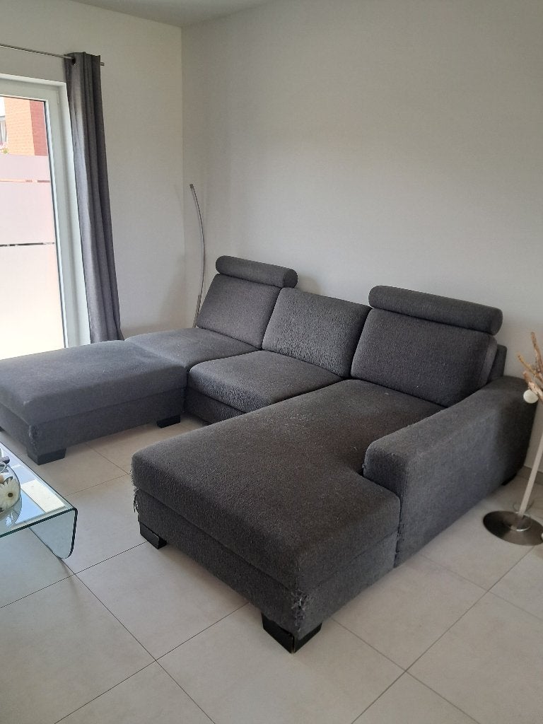Canapé d'angle A DONNER, Maison & Meubles, Enlèvement, Utilisé, Tissus, Ikea