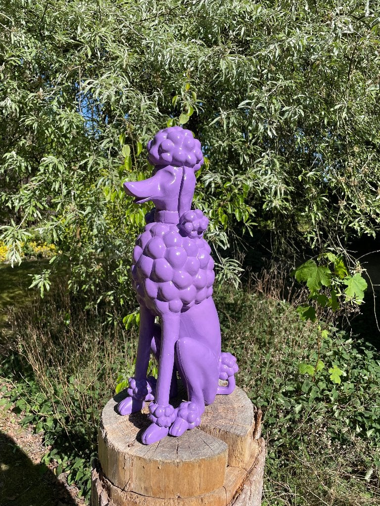 Beeld hond poedel abstract, tuin, gazon  60cm, Tuin en Terras, Tuinbeelden, Ophalen, Nieuw, Kunststof, Dierenbeeld